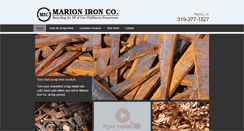 Desktop Screenshot of marioniron.com